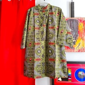 Nooworks XL Nico dress in Black Swan print